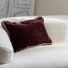 Burgundy Tisimi Decorative Pillow Set