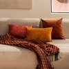 Copper-Gold Decorative Pillow Set Glossy