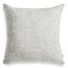 Teli Large White Decorative Pillow 50x50