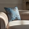 Blue-Beige Decorative Pillow Gold 40x40