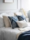Velvet Cream Decorative Pillow 50x30