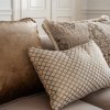 Cream Set of 3 Decorative Pillows Aurum