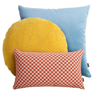 Buntes Set von dekorativen Kissen Mosaica