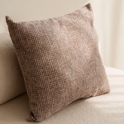 Teli Large Black-and-Gray Decorative Pillow 50x50
