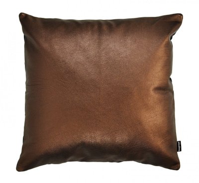 Leather Cushion Spark Copper 40x40