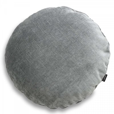 Rolo Round Gray Decorative Pillow 45