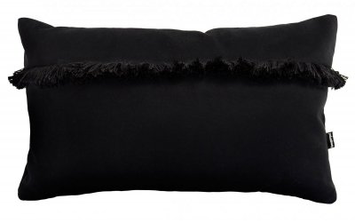 Velour Decorative Pillow with Tassels