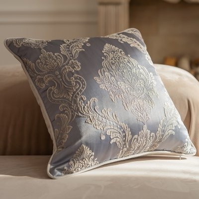 Sky Blue Decorative Pillow Queen 45x45