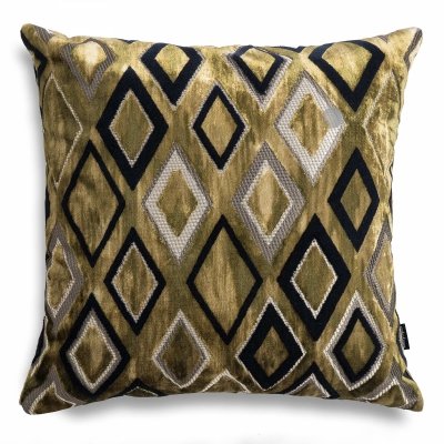 Złota poduszka dekoracyjna 45x45 Diamond 