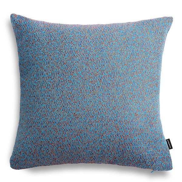 Blau-Orange Gartenkissen Barbados 45x45