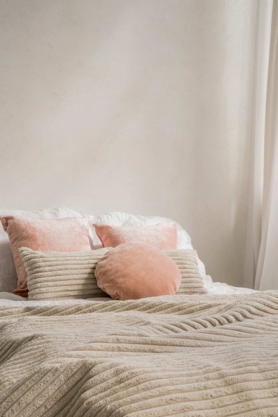 Beige Tagesdecke 220x140 Cord