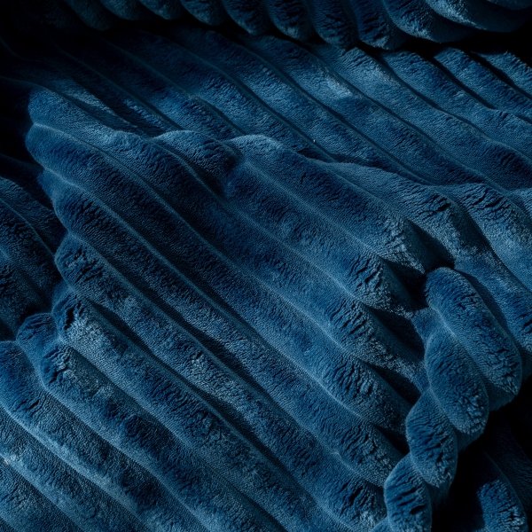 Marineblaue Bettüberwurf, 220x140 cm, Colet.