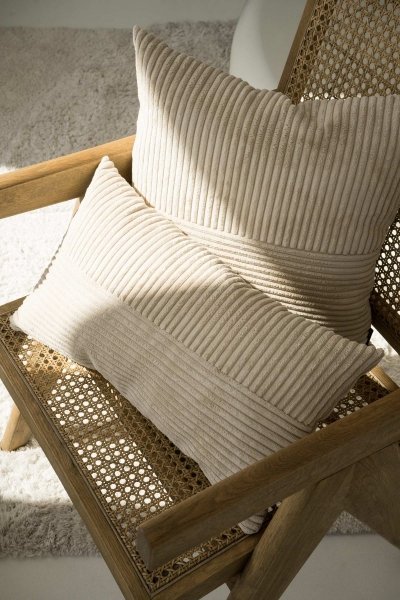 Cord slim poduszka dekoracyjna 45x45 kamelowa