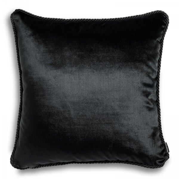 Black Decorative Pillow Glamour