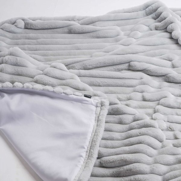 Grey Bedspread 220x140 Bunny