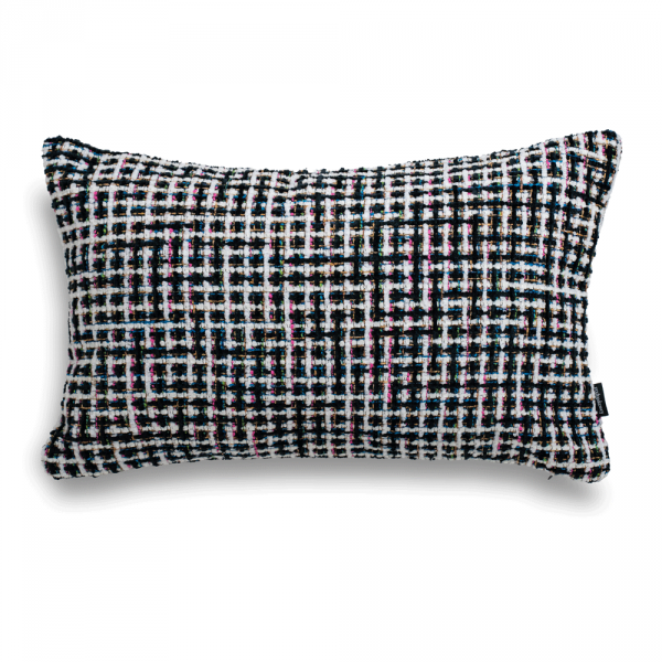 Teli Black-Gray Decorative Pillow 50x30
