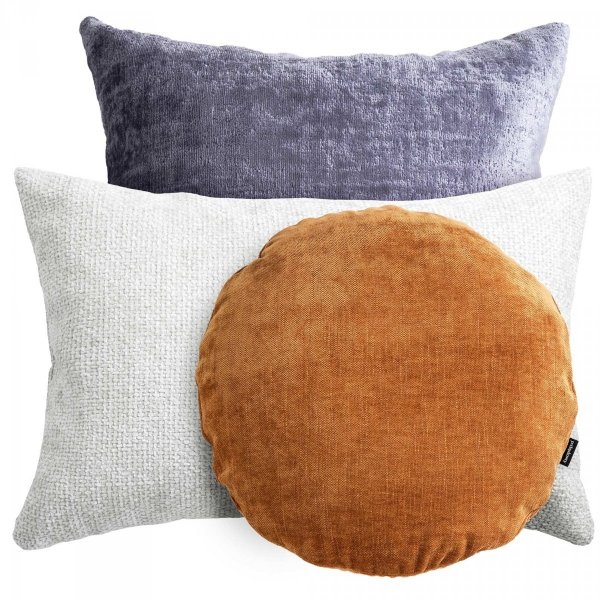 Purple-Rust Pillow Set