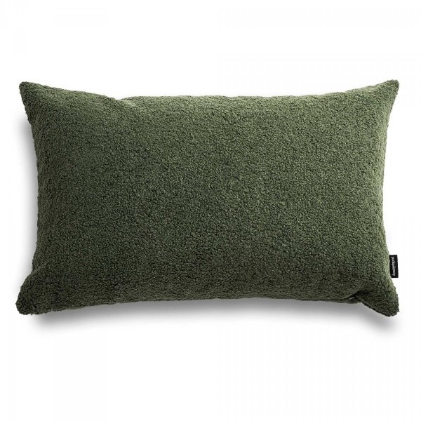 Cozy Green Boucle Decorative Cushion 60x40