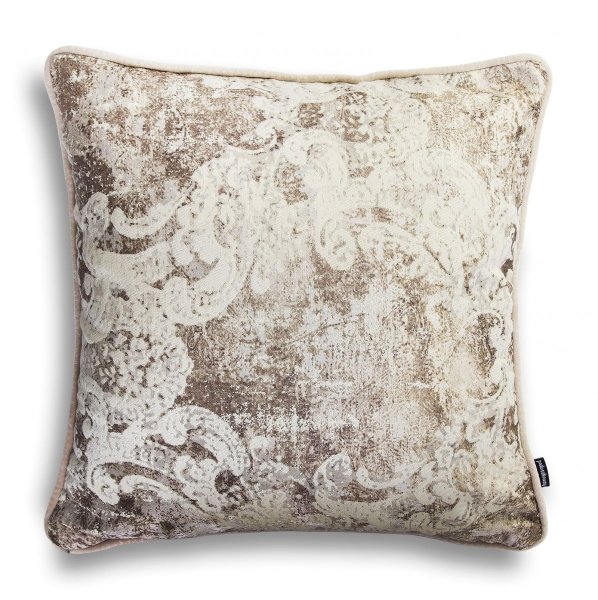 Cream Gold Decorative Pillow 40x40