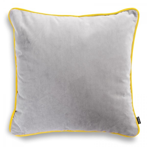 DUO gray decorative cushion 40x40