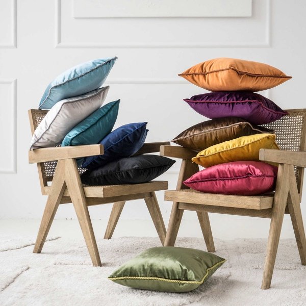 Glamour Green Decorative Pillow