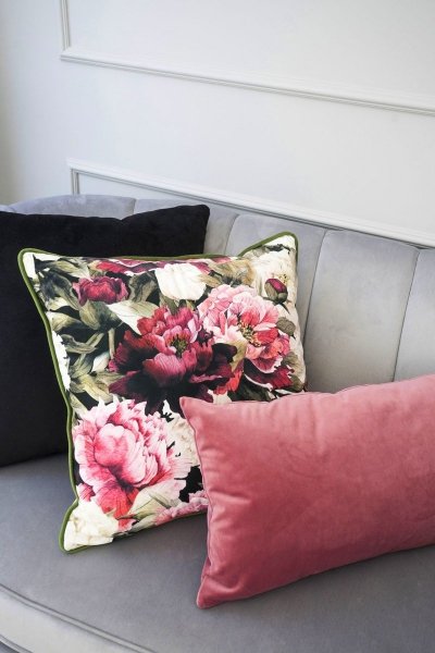 Poduszka dekoracyjna Peonie 45x45