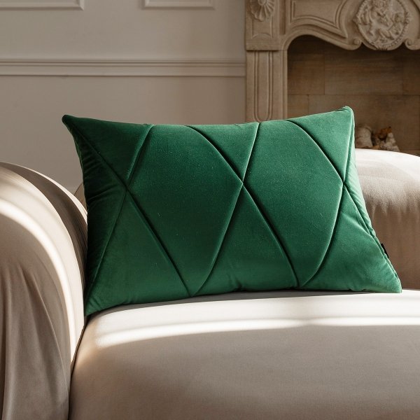 Touch decorative cushion green 60x40 MOODI