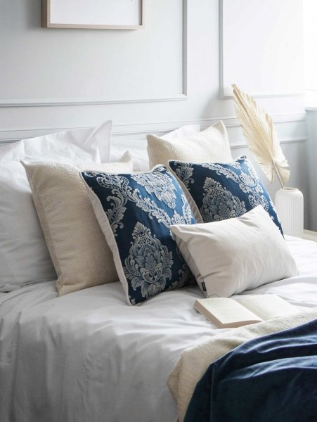 Velvet Cream Decorative Pillow 50x30