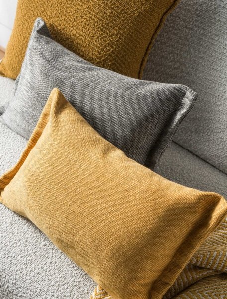Żółto szary zestaw poduszek dekoracyjnych Copenhaga + Fitto