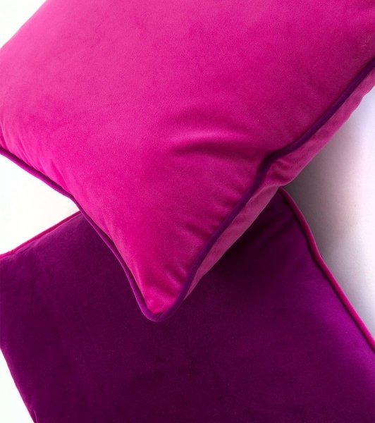 DUO różowa poduszka dekoracyjna 40x40