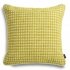 Yellow decorative pillow houndstooth 45x45