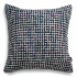 Teli Large Black-and-Gray Decorative Pillow 50x50