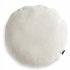 Rolo Round White Decorative Pillow 45