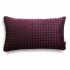 Burgundy Houndstooth Pillow