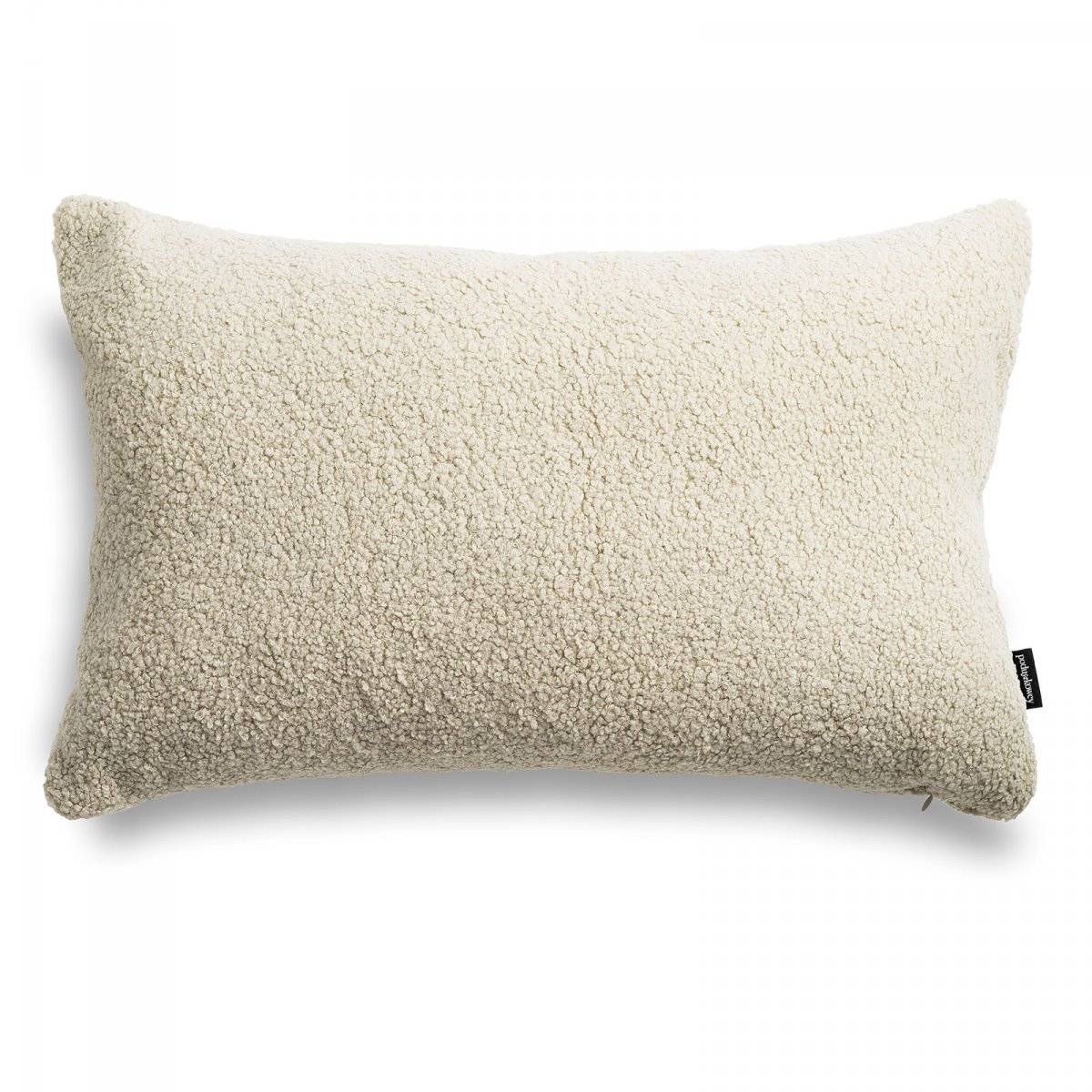 Cozy Beiges Bouclé-Dekokissen 60x40