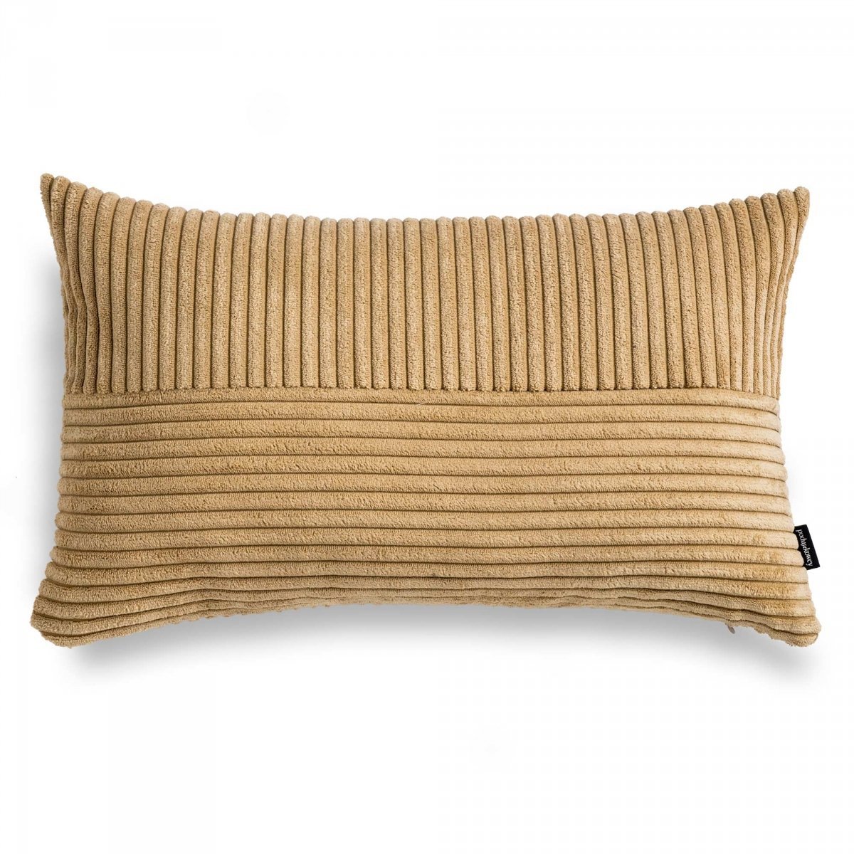 Cord Slim Karamellfarbenes Dekokissen 50x30