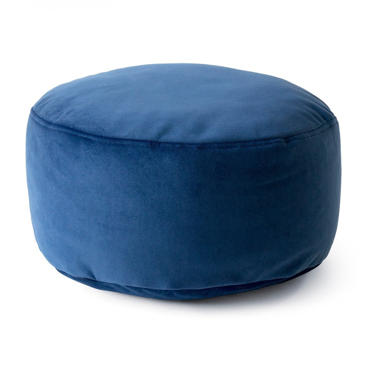 Navy Blue Children's Pouffe 45x20 cm