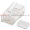 Wtyk RJ45 8p8c kat.6 linka, z insertem (100szt)