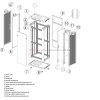 TOTEN Szafa RACK 19 stojąca G3 27U 600x800mm, drzwi perforowane, czarna
