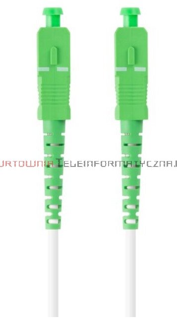 Patch cord światłowodowy SC/APC-SC/APC, SM, 9/125, simpleks, 10m