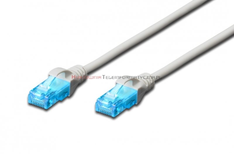 UTP Patch cord 0,25 m. Kat.5e szary