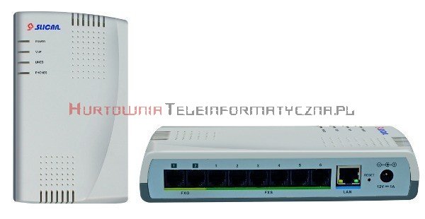 SLICAN centrala ITS-106 1LM, 6ab, 1VoIP, 2 IP