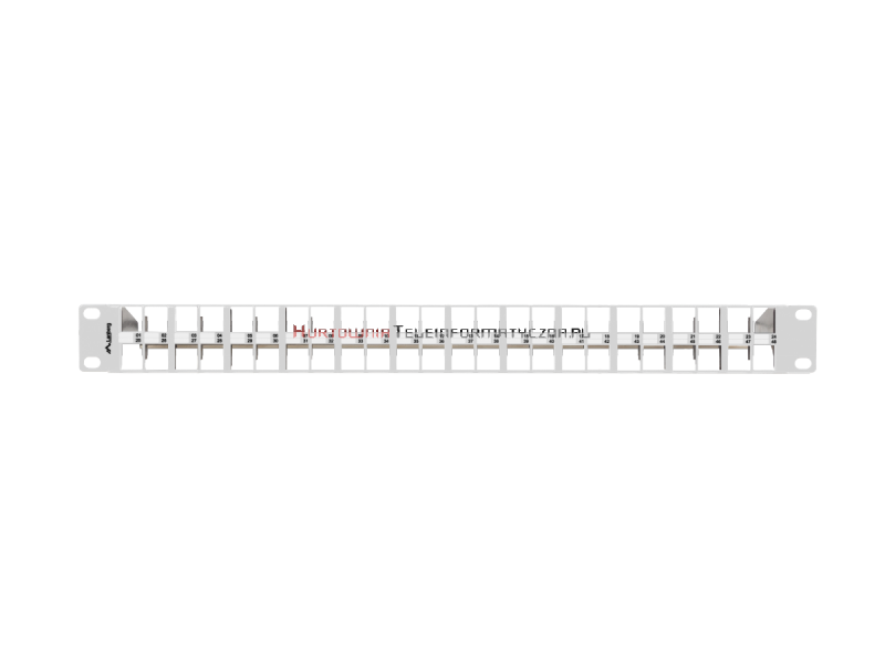 Lanberg Patch Panel modularny 19&quot; 1U na 48 modułów keystone, niewyposażony, szary