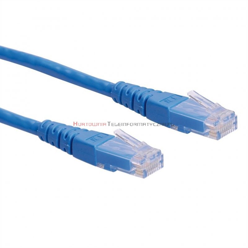 PREMIUM UTP Patch cord 10,0 m. Kat.6, niebieski