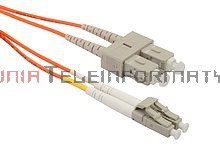 Patch cord światłowodowy SC/UPC-LC/UPC MM OM2 50/125, duplex, 2,0m