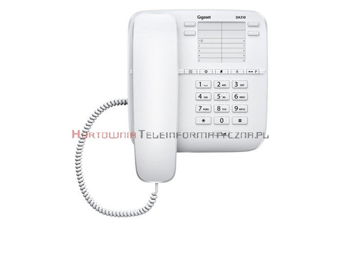 GIGASET DA310 Telefon analogowy biały