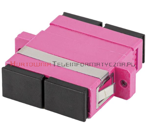 Adapter światłowodowy OM4 SC/UPC MM duplex