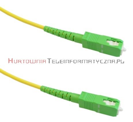 Patch cord światłowodowy SC/APC-SC/APC, SM, 9/125, simpleks, 2m