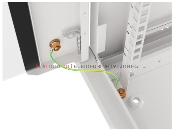 Lanberg Szafa RACK 19&quot; wisząca 12U, 450, otwory montażowe na nogi, szara