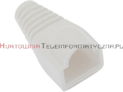 Osłona wtyku RJ45 gumowa biała